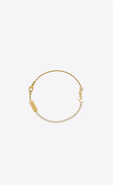 ysl bracciale trucco|CASSANDRE charm bracelet in metal .